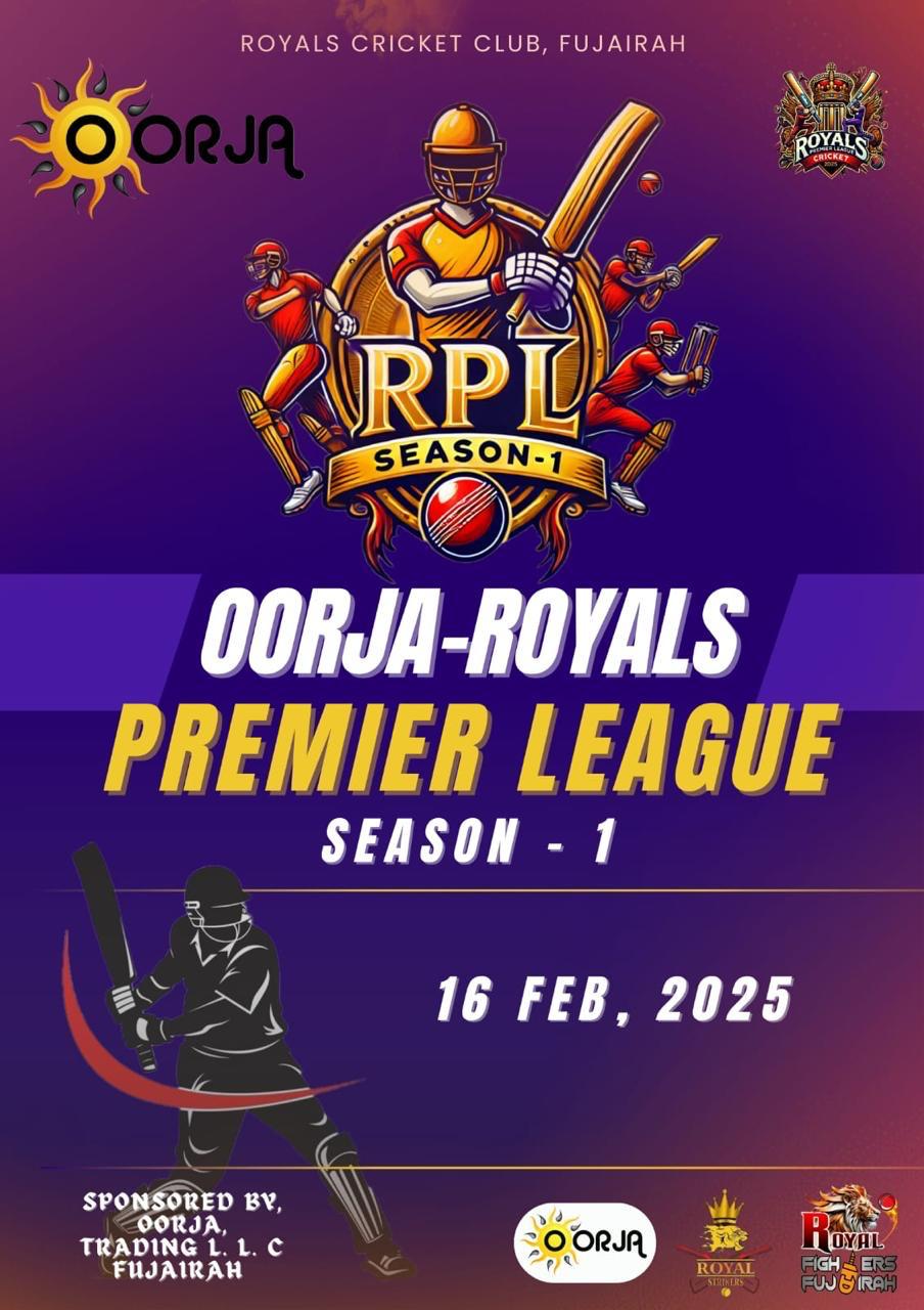 Oorja Royals Premier League poster